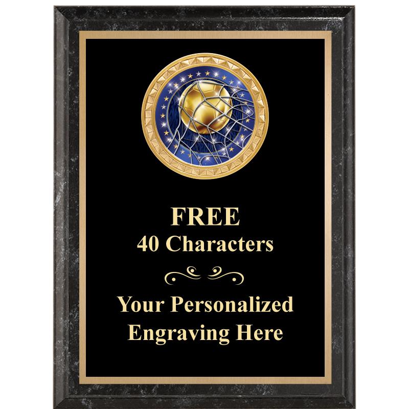 6X8 BLACK EXECUTIVE INSERT PLQ