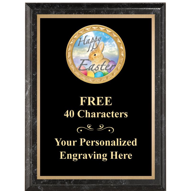 6X8 BLACK EXECUTIVE INSERT PLQ