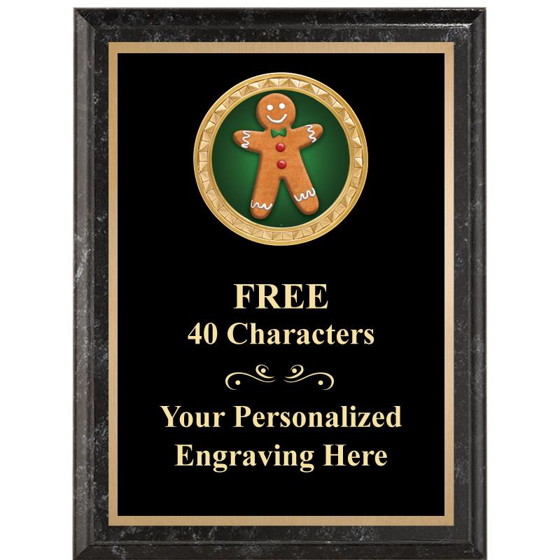 6X8 BLACK EXECUTIVE INSERT PLQ