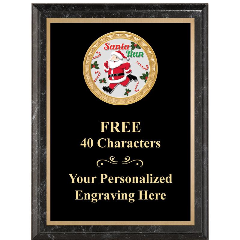 6X8 BLACK EXECUTIVE INSERT PLQ