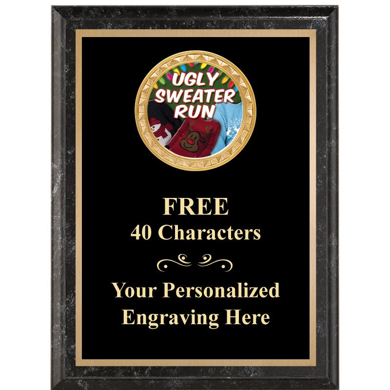 6X8 BLACK EXECUTIVE INSERT PLQ