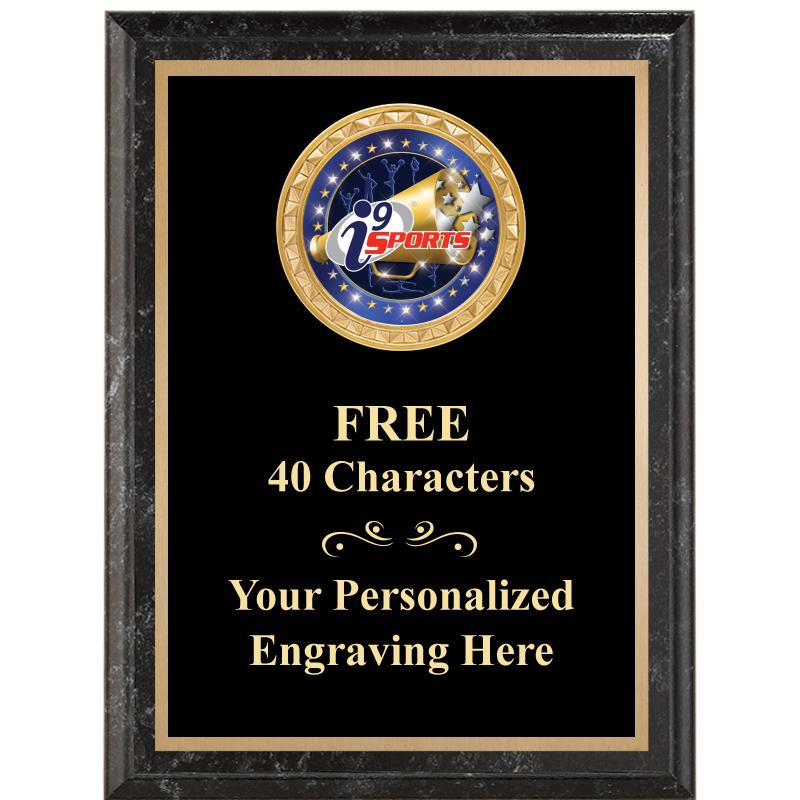 6X8 BLACK EXECUTIVE INSERT PLQ