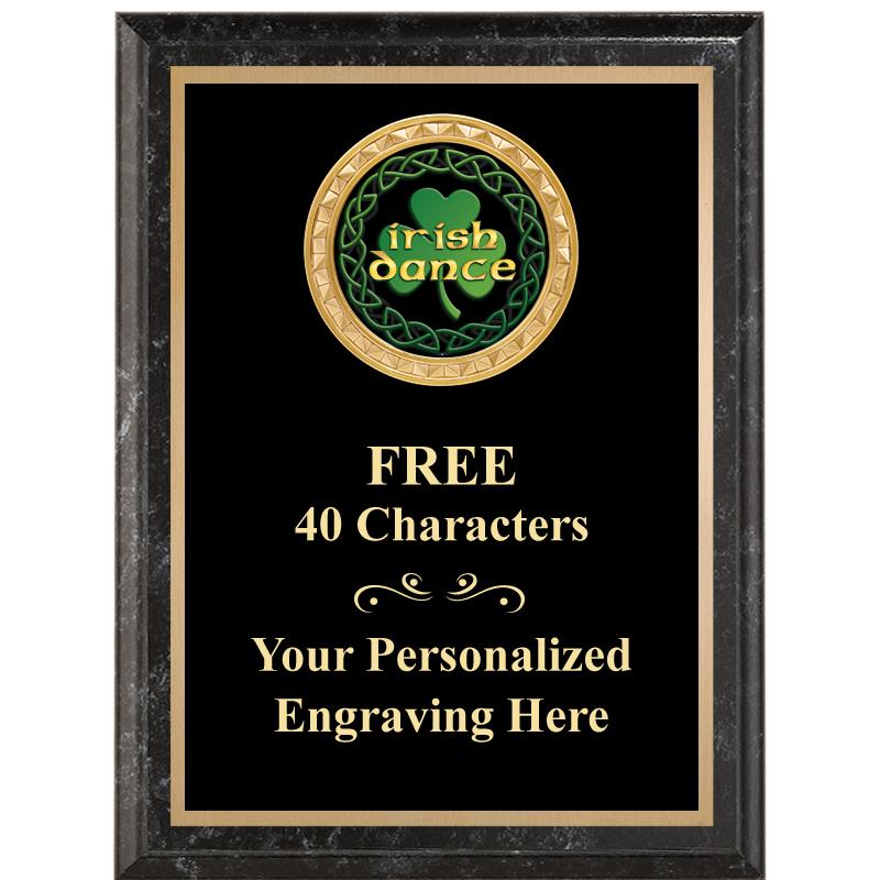 6X8 BLACK EXECUTIVE INSERT PLQ