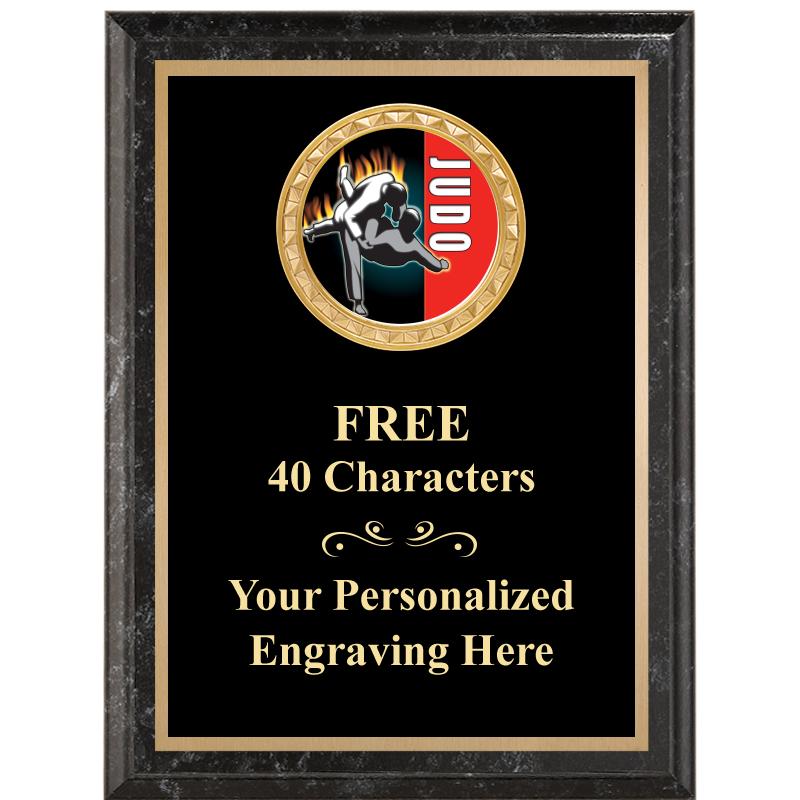 6X8 BLACK EXECUTIVE INSERT PLQ