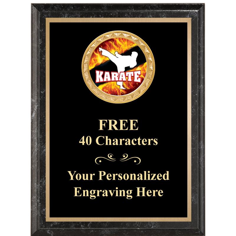 6X8 BLACK EXECUTIVE INSERT PLQ