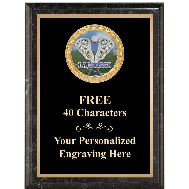 6X8 BLACK EXECUTIVE INSERT PLQ