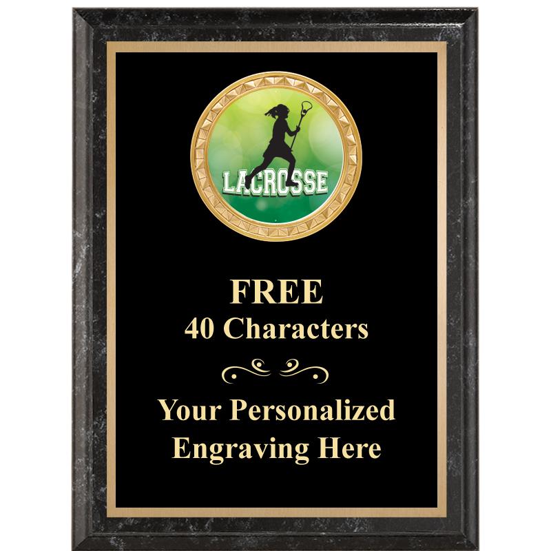 6X8 BLACK EXECUTIVE INSERT PLQ