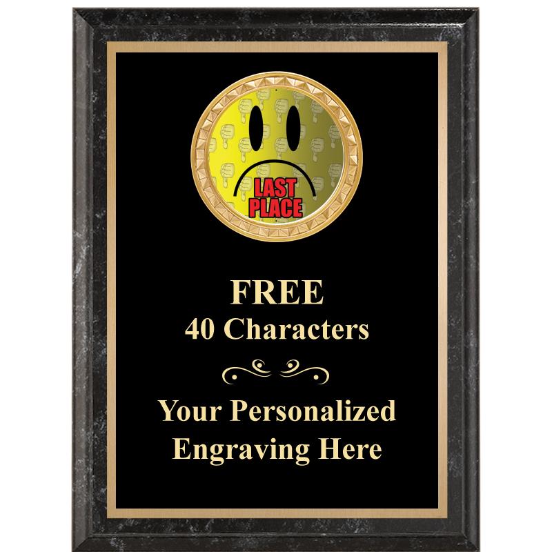 6X8 BLACK EXECUTIVE INSERT PLQ