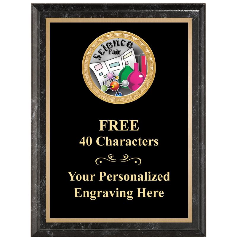 6X8 BLACK EXECUTIVE INSERT PLQ