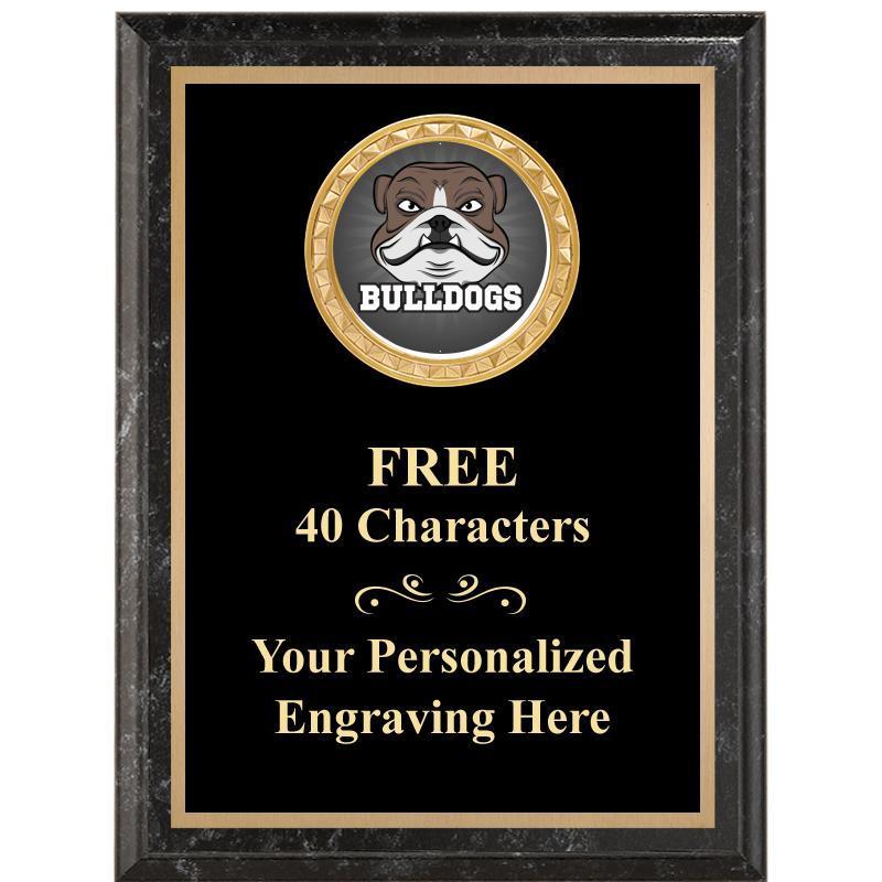 6X8 BLACK EXECUTIVE INSERT PLQ