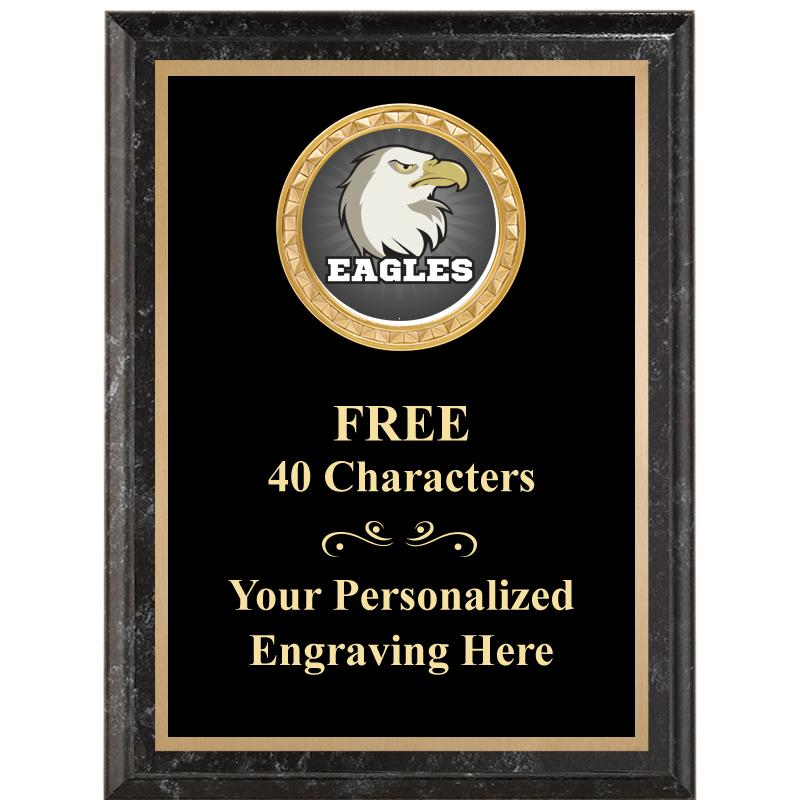 6X8 BLACK EXECUTIVE INSERT PLQ