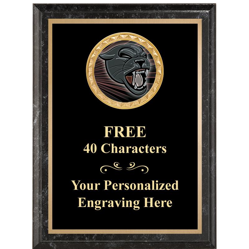 6X8 BLACK EXECUTIVE INSERT PLQ