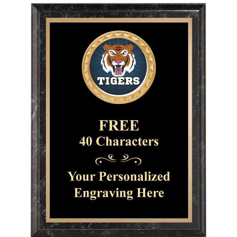 6X8 BLACK EXECUTIVE INSERT PLQ