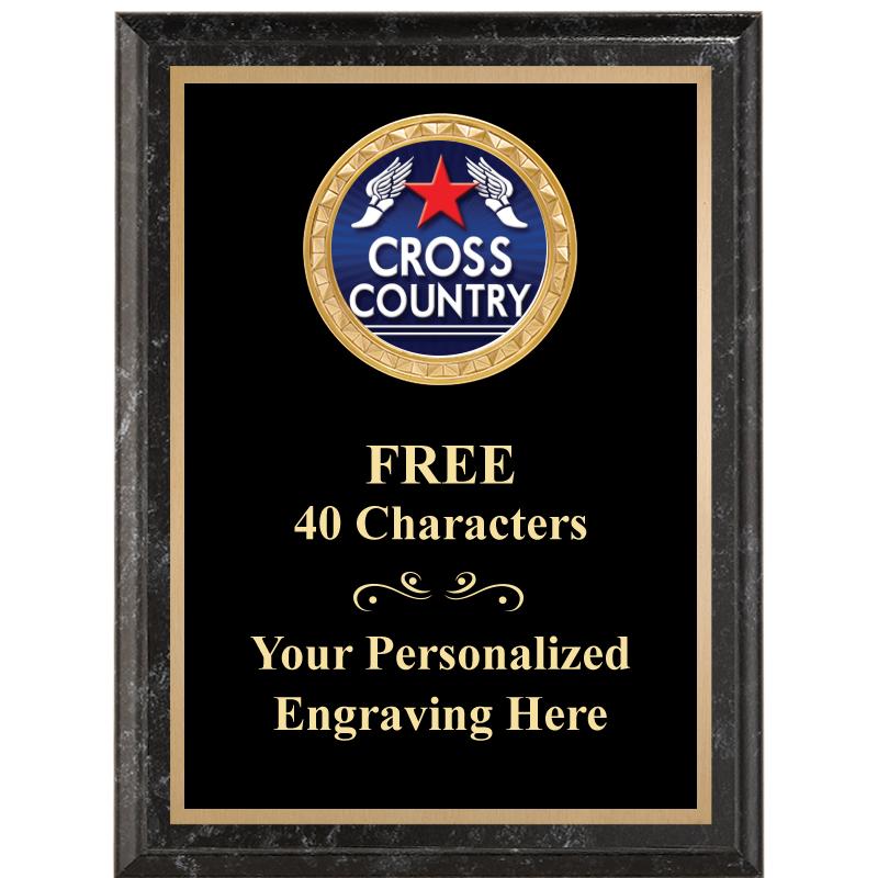 6X8 BLACK EXECUTIVE INSERT PLQ