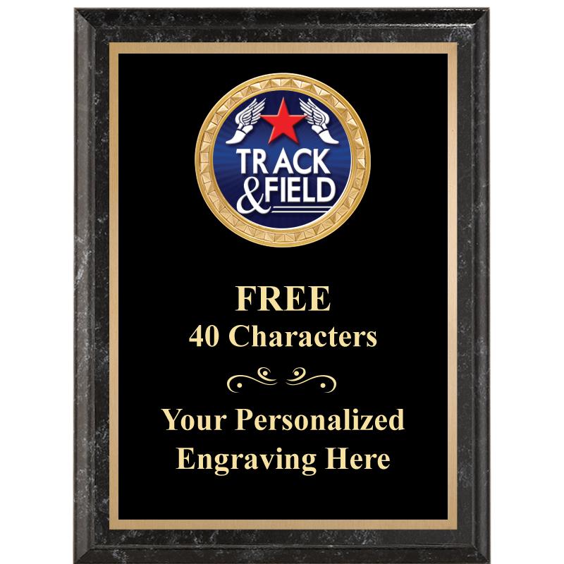 6X8 BLACK EXECUTIVE INSERT PLQ