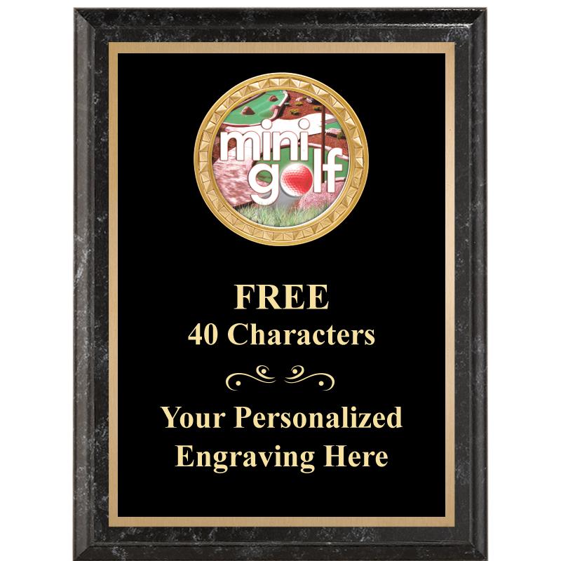 6X8 BLACK EXECUTIVE INSERT PLQ