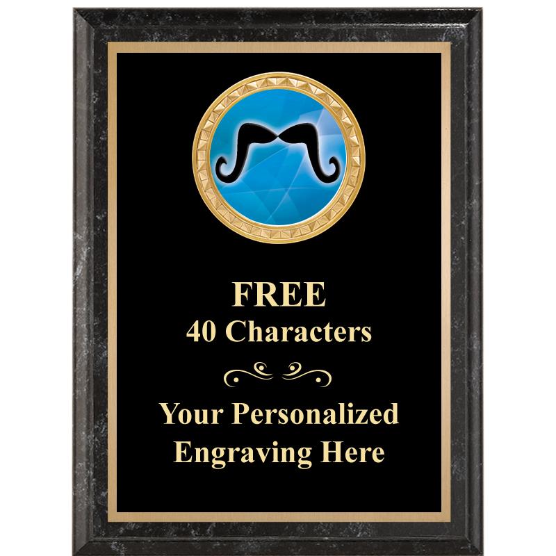 6X8 BLACK EXECUTIVE INSERT PLQ