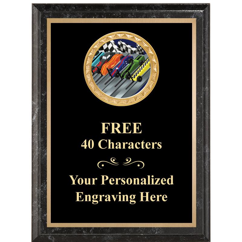 6X8 BLACK EXECUTIVE INSERT PLQ