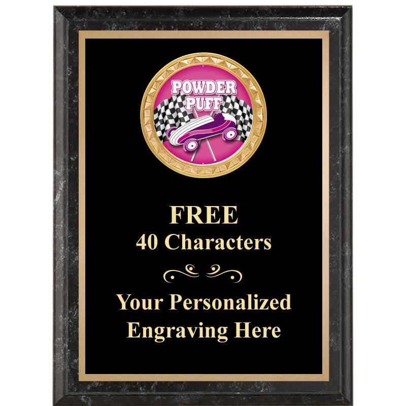 6X8 BLACK EXECUTIVE INSERT PLQ