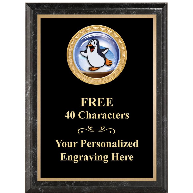 6X8 BLACK EXECUTIVE INSERT PLQ