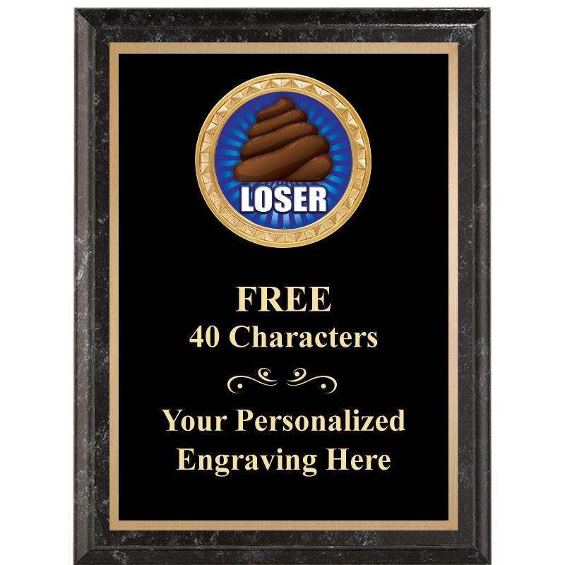 6X8 BLACK EXECUTIVE INSERT PLQ