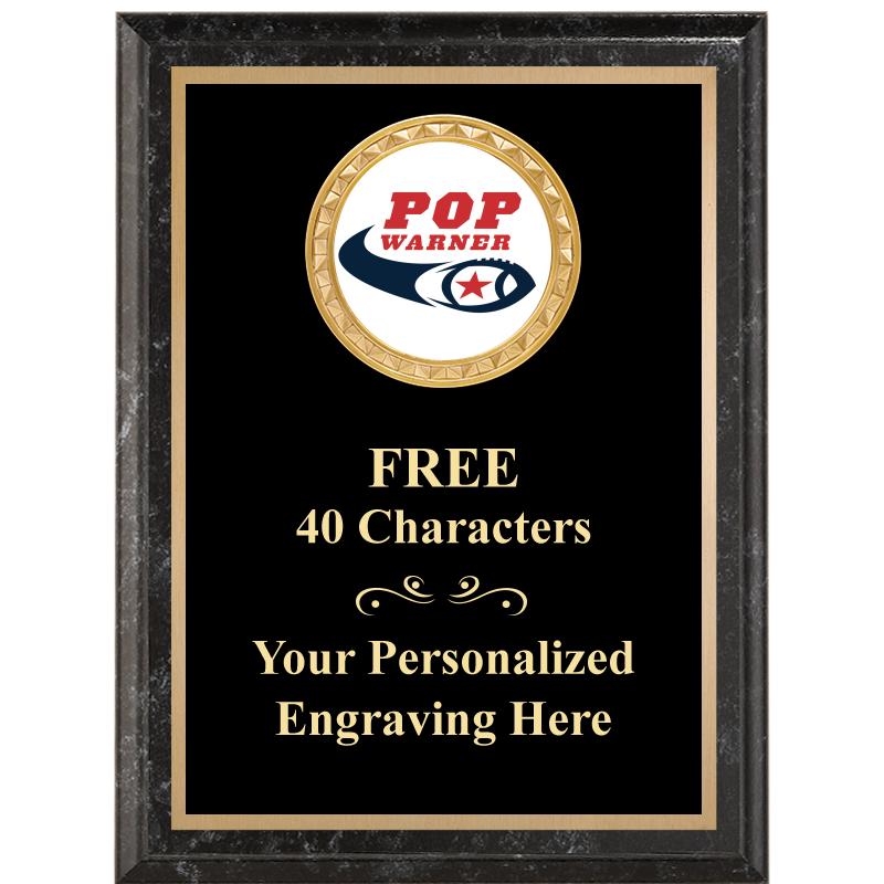 6X8 BLACK EXECUTIVE INSERT PLQ