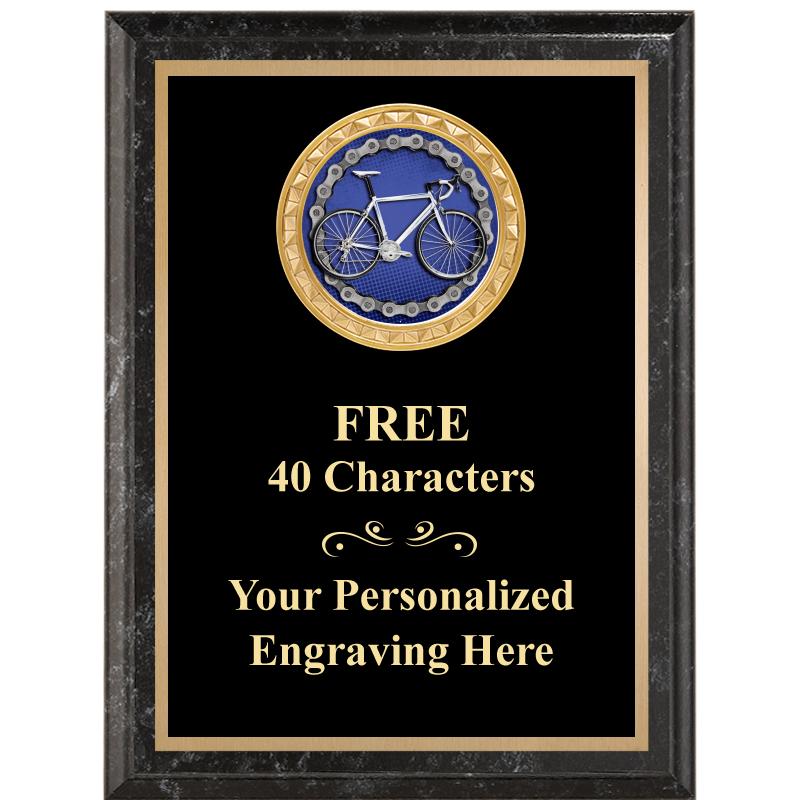 6X8 BLACK EXECUTIVE INSERT PLQ