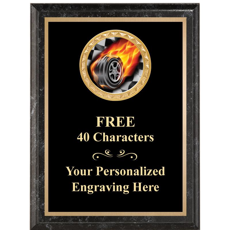 6X8 BLACK EXECUTIVE INSERT PLQ