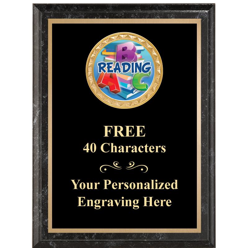 6X8 BLACK EXECUTIVE INSERT PLQ