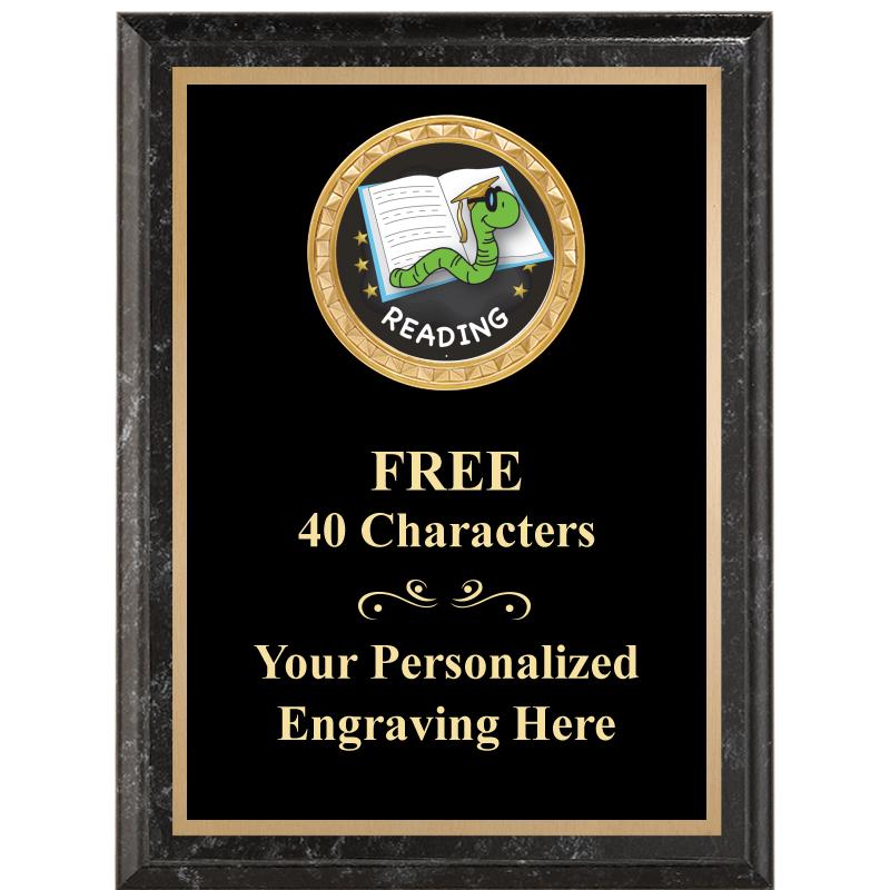 6X8 BLACK EXECUTIVE INSERT PLQ