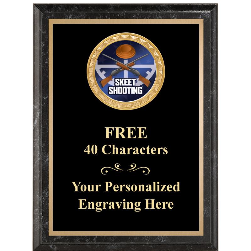 6X8 BLACK EXECUTIVE INSERT PLQ