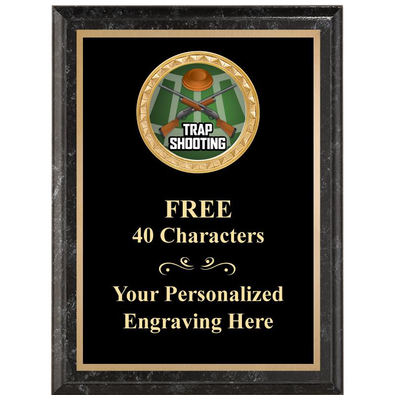 6X8 BLACK EXECUTIVE INSERT PLQ