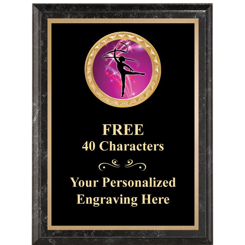 6X8 BLACK EXECUTIVE INSERT PLQ