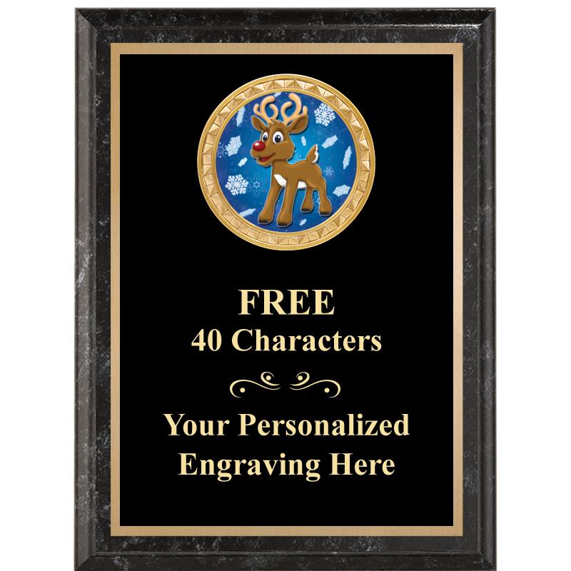 6X8 BLACK EXECUTIVE INSERT PLQ