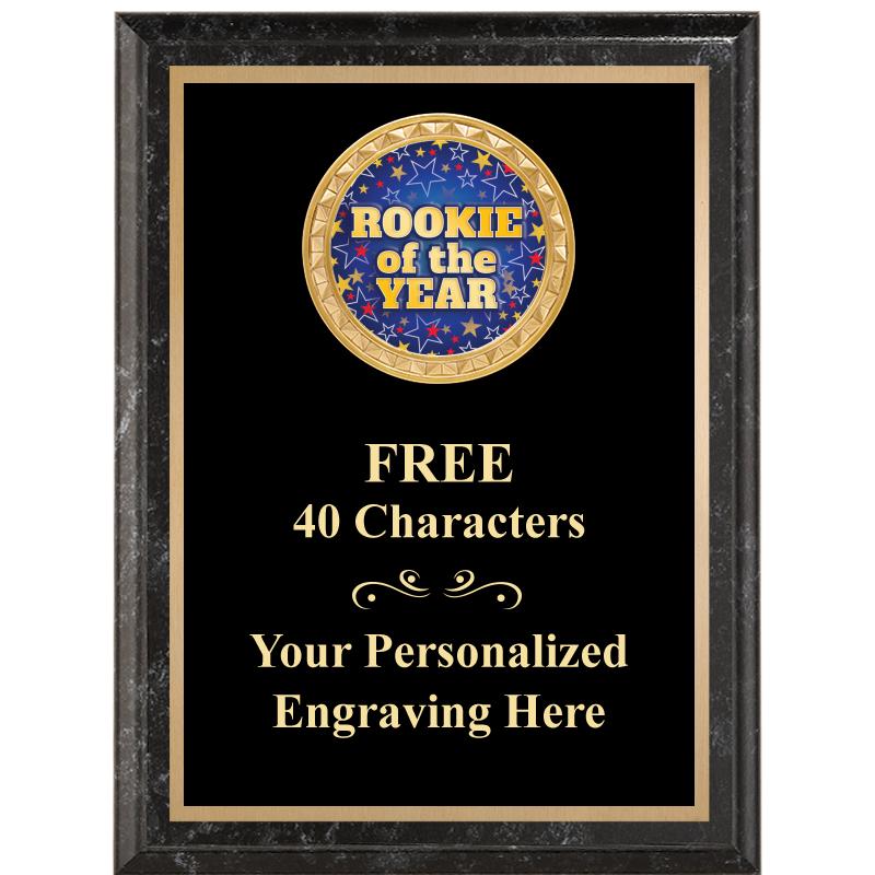 6X8 BLACK EXECUTIVE INSERT PLQ