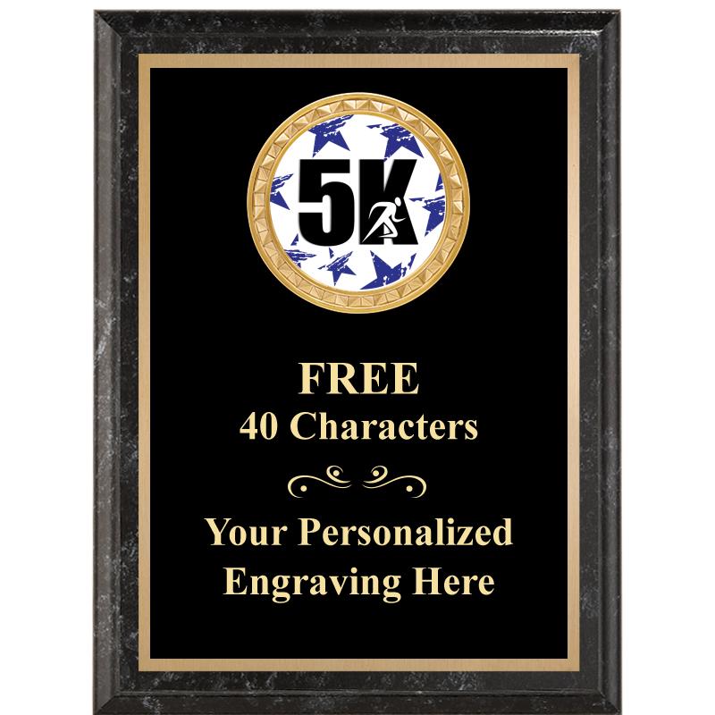 6X8 BLACK EXECUTIVE INSERT PLQ