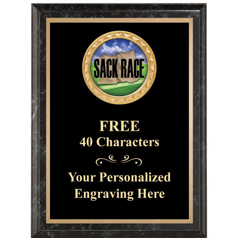 6X8 BLACK EXECUTIVE INSERT PLQ