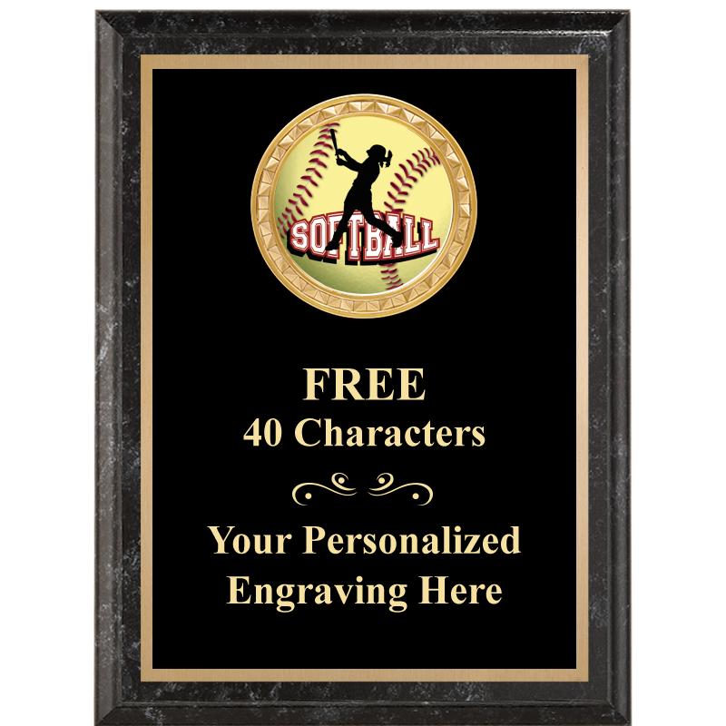 6X8 BLACK EXECUTIVE INSERT PLQ