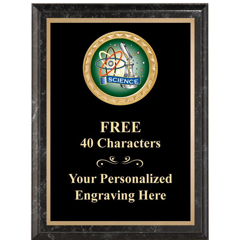 6X8 BLACK EXECUTIVE INSERT PLQ