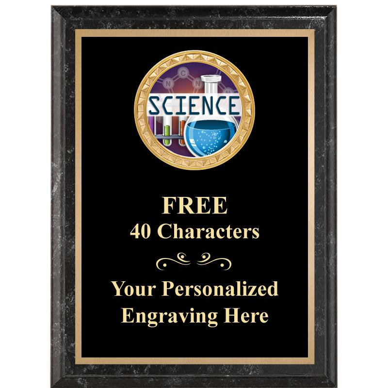 6X8 BLACK EXECUTIVE INSERT PLQ