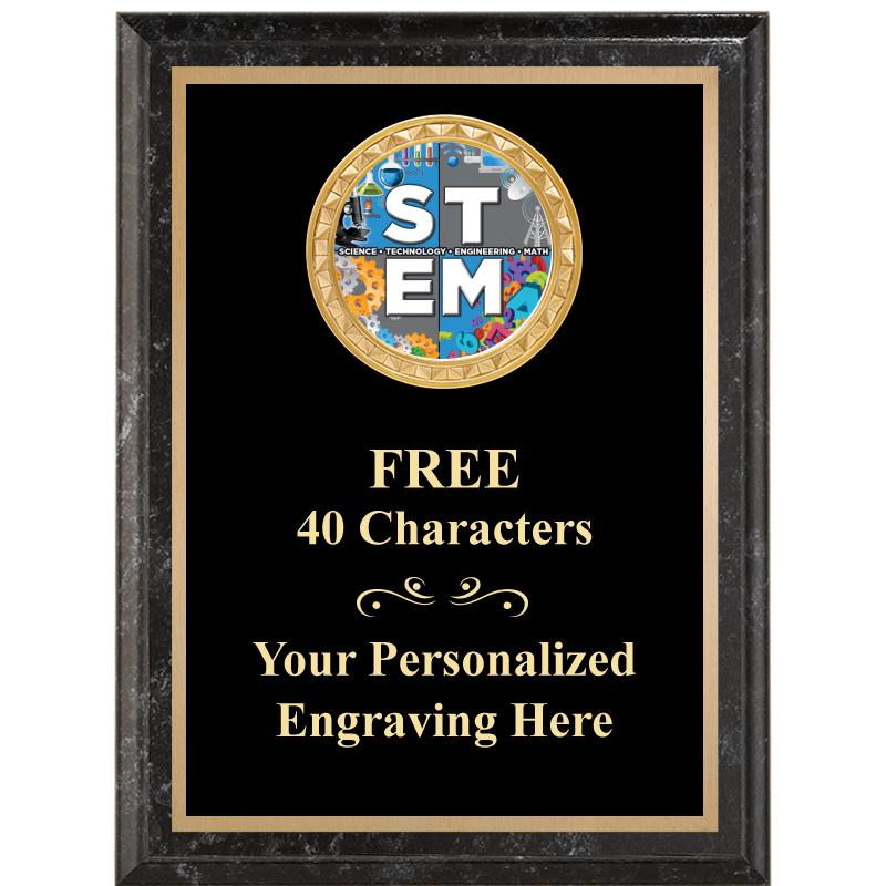 6X8 BLACK EXECUTIVE INSERT PLQ