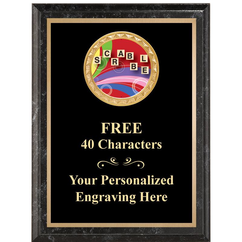 6X8 BLACK EXECUTIVE INSERT PLQ