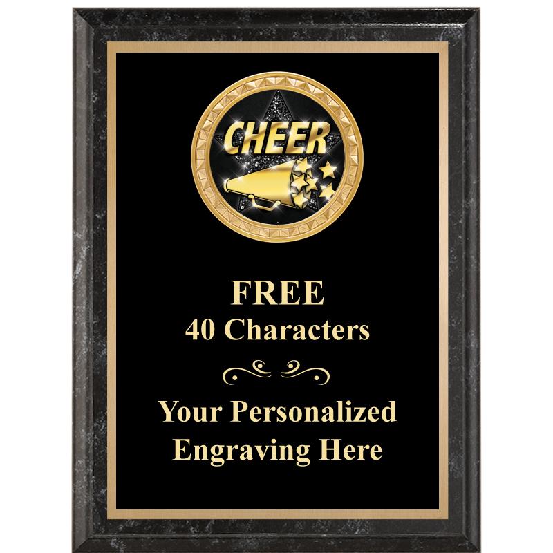 6X8 BLACK EXECUTIVE INSERT PLQ