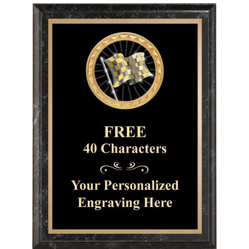 6X8 BLACK EXECUTIVE INSERT PLQ