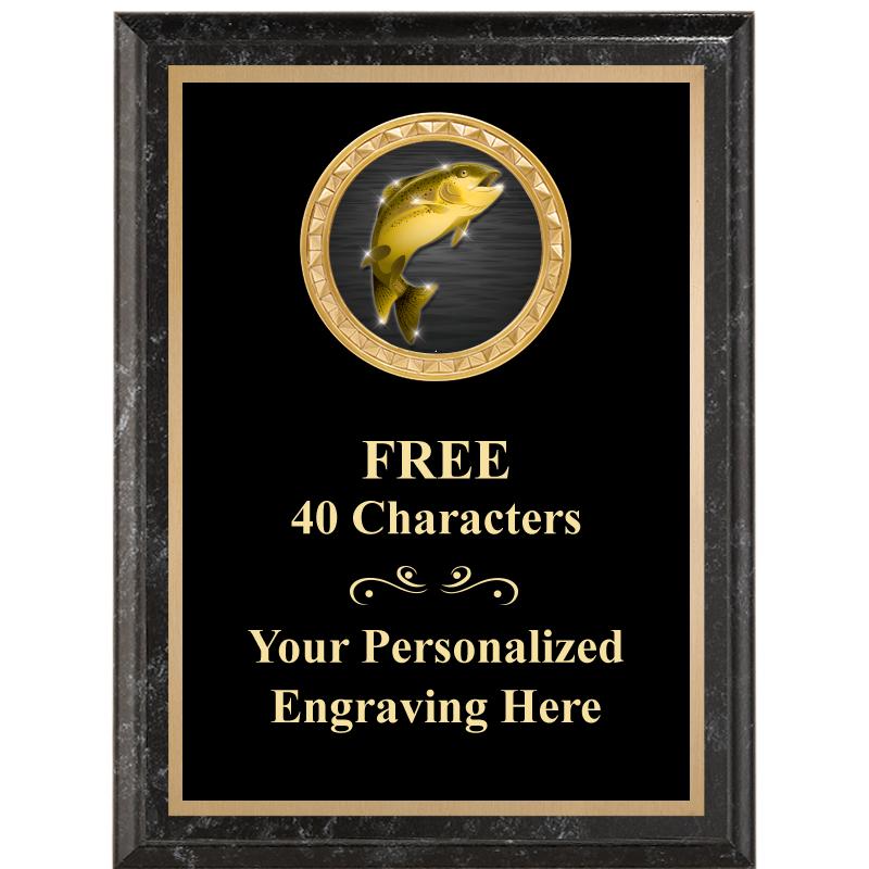 6X8 BLACK EXECUTIVE INSERT PLQ