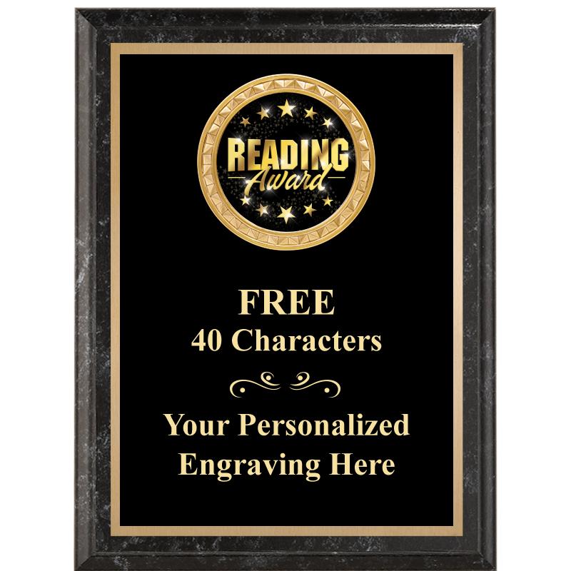 6X8 BLACK EXECUTIVE INSERT PLQ