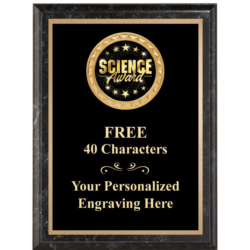 6X8 BLACK EXECUTIVE INSERT PLQ