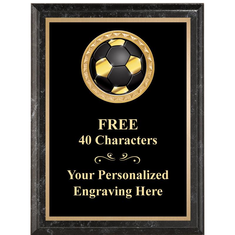 6X8 BLACK EXECUTIVE INSERT PLQ