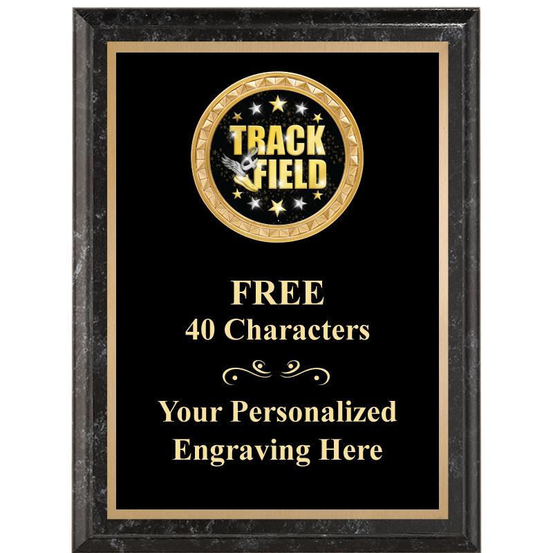 6X8 BLACK EXECUTIVE INSERT PLQ