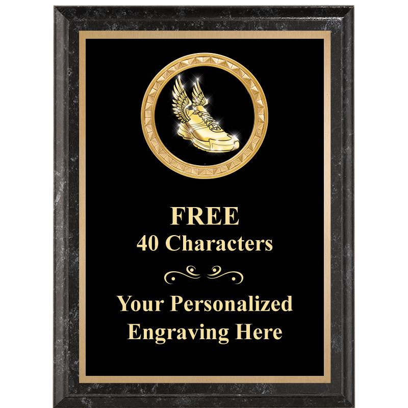 6X8 BLACK EXECUTIVE INSERT PLQ